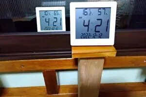 アイキャッチ　寝室プラマード温度計測